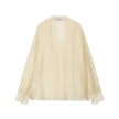 European And American Style New Fashionable Layered Decorative Bow Blouse