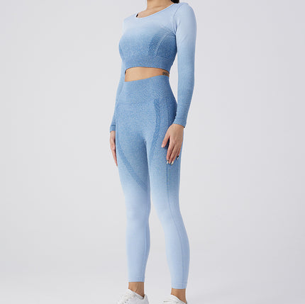 Women's 2 Tone Yoga Pants Set