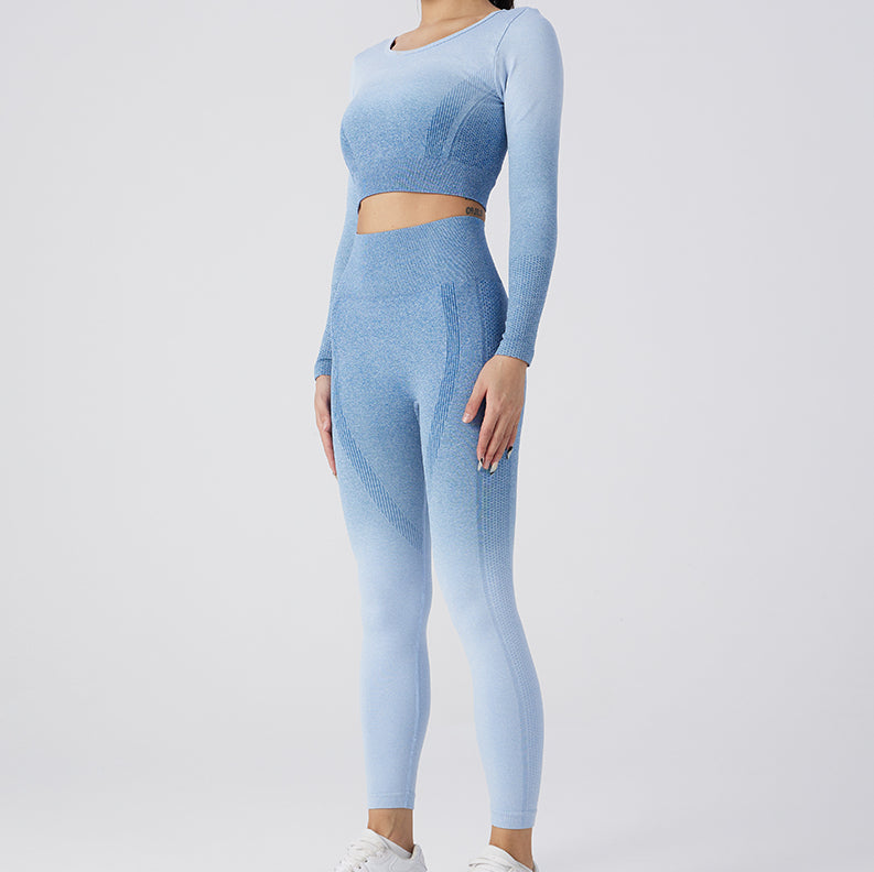 Women's 2 Tone Yoga Pants Set