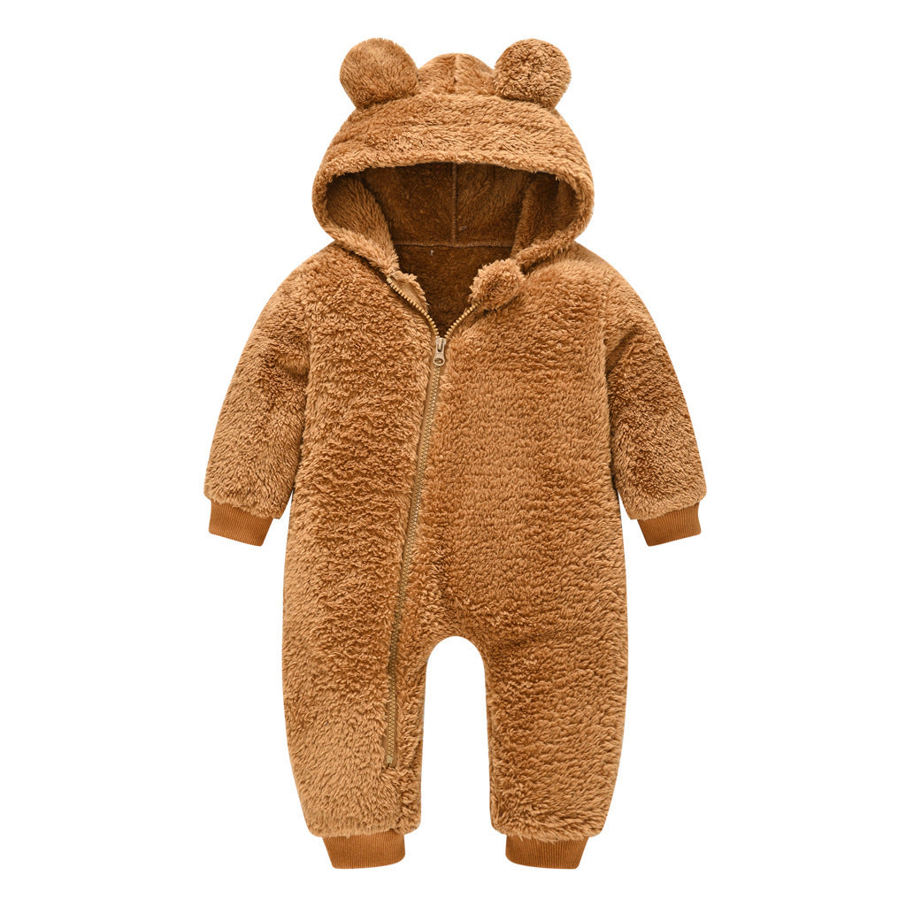 Cute Wool Sweater Jumpsuit Suitable For Babies