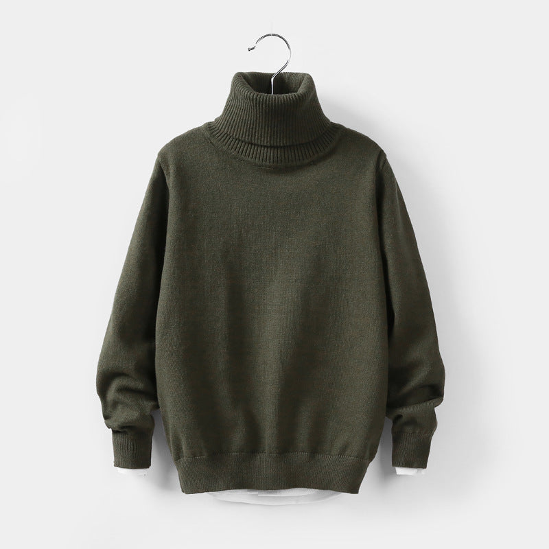 High Collar Boys Knitwear