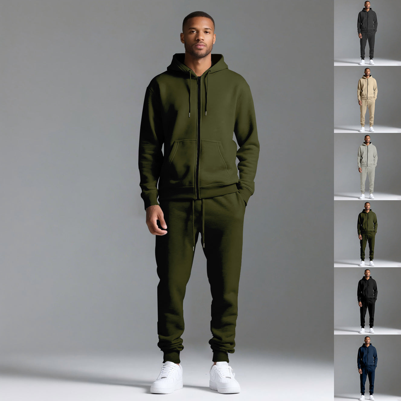 Men's Hooded Sportswear Set