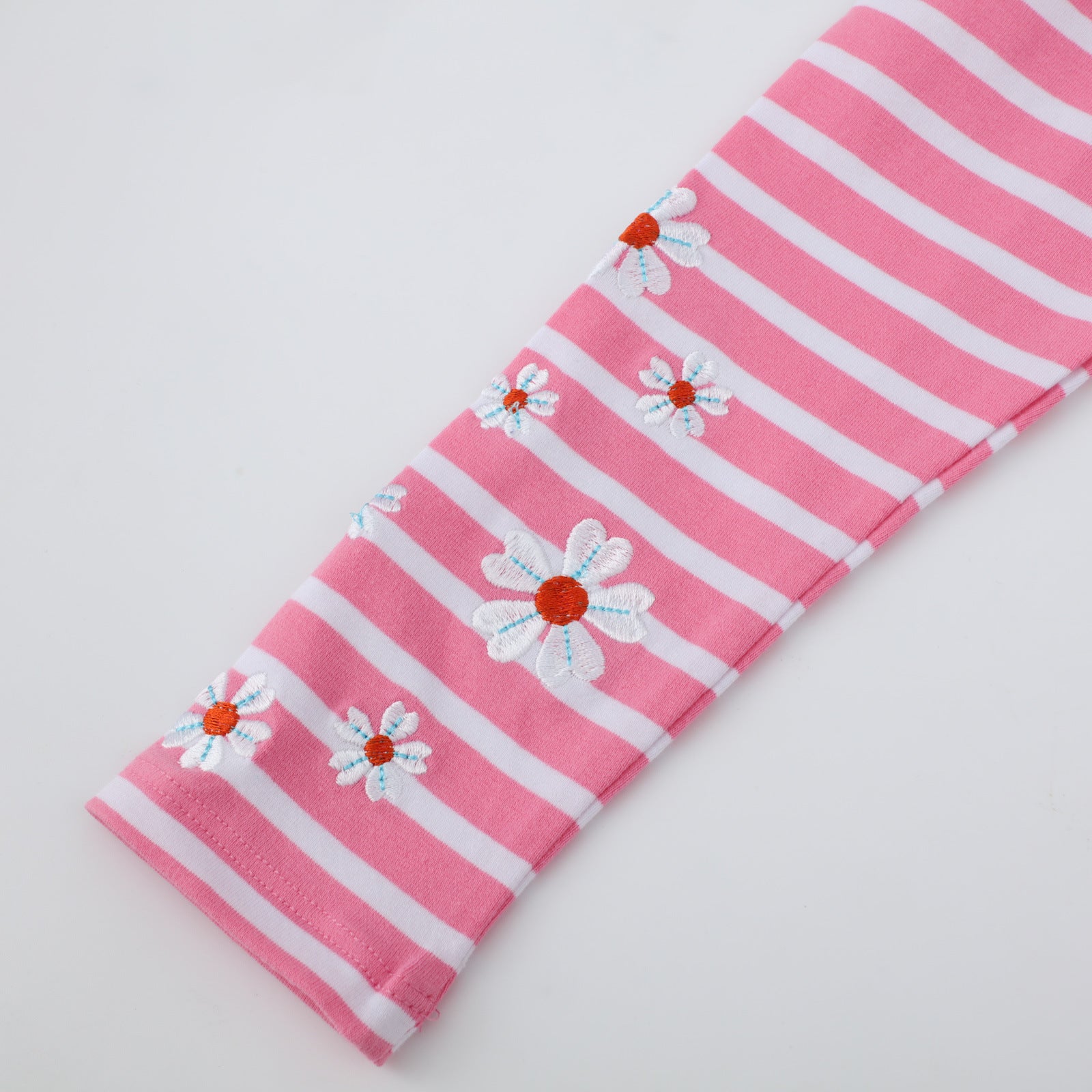 Girls Sunflower Stripe Leggings