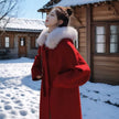Big Fur Collar Coat