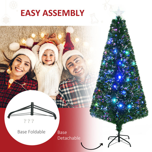 Pre - Lit PVC Branches Christmas Tree