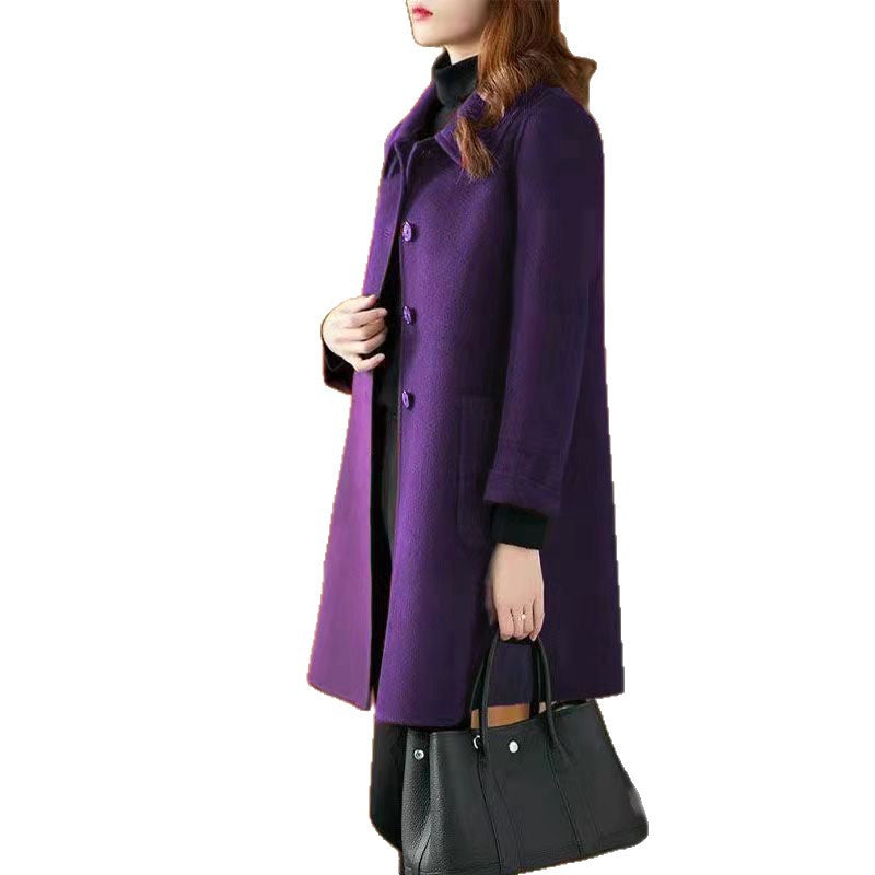 Loose Double-faced Wool Coat