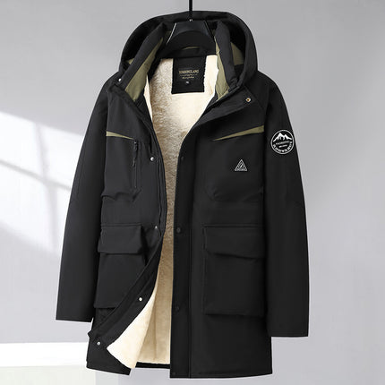 Men's Mid-length Extra-thick Winter Coat