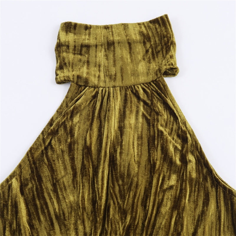 Women's Fashion Jewelry Embellished Open Design Dress
