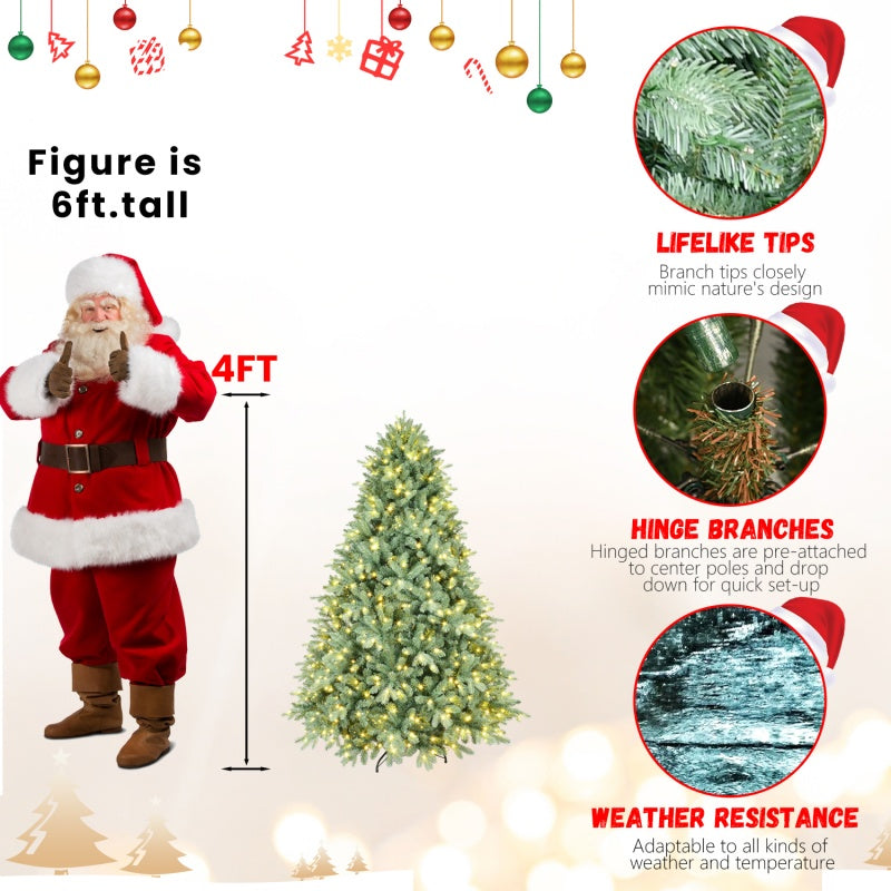 Pre-Lit Mix Christmas Tree