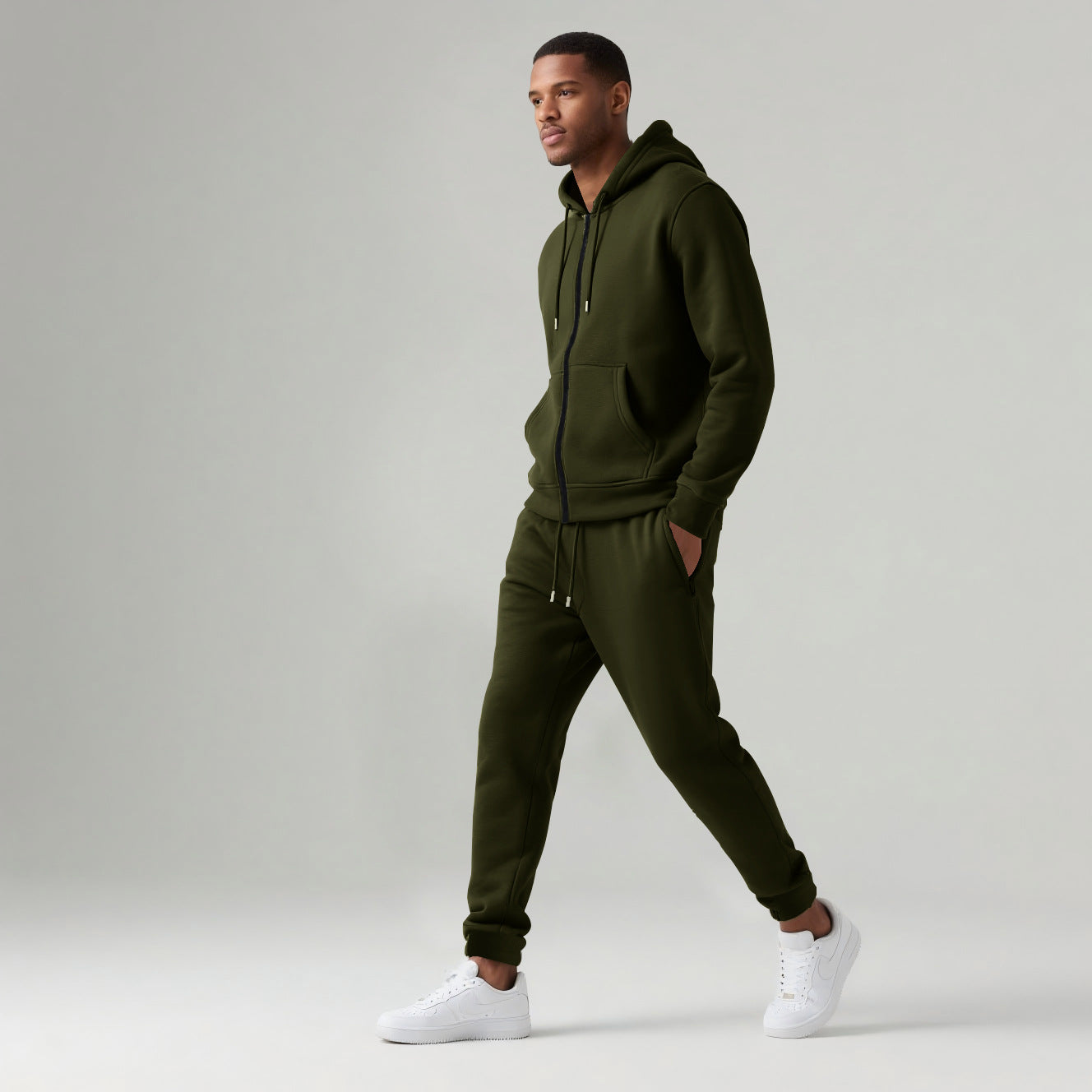 Men's Hooded Sportswear Set