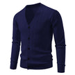 Men's Casual Knitted Fashion Cable Loose V-Neck Cardigan