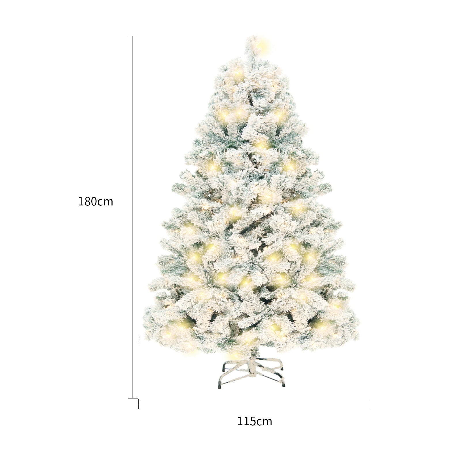 Snow Flocked Artificial Christmas Tree