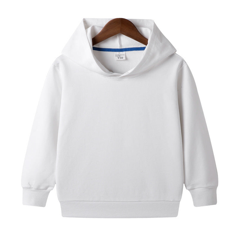 Pure Cotton Hooded Blank Sweater