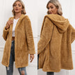 Mid-length Hooded Wool Coat