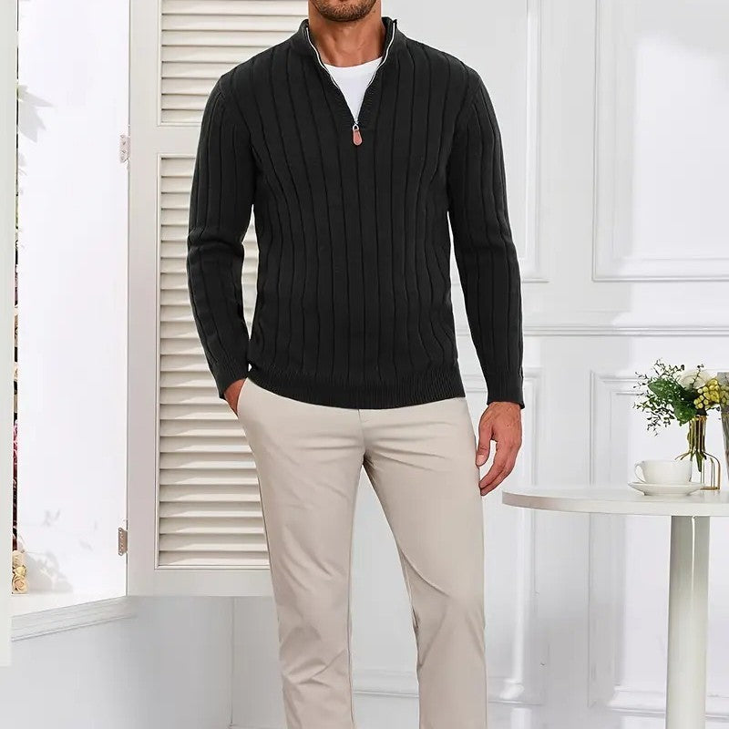 Retro Versatile Long Sleeve Sweater