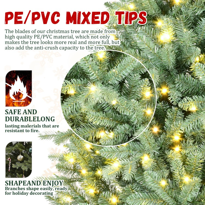 Pre-Lit Mix Christmas Tree