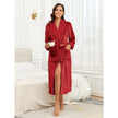 Wome'ns Bathrobe Ladies Fleece Plush Warm Long Robes Fleece Nightgown Sleepwear