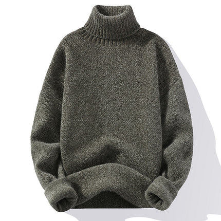 Autumn And Winter Thickened Casual Turtleneck Knitwear