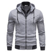 Sports Leisure Color-block Hooded Jacket