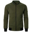 Men's Zip-up Stand Collar Sweatshirt Jacket