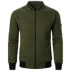 Men's Zip-up Stand Collar Sweatshirt Jacket