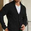 Printed Knitted Casual Long Sleeve Cardigan