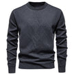 Fleece-lined Thick Round Neck Knitted Cardigan