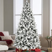 Pre-Lit Snow Flake Christmas Tree
