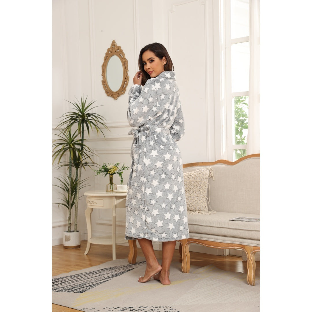 Soft Fleece Robes For Women, Lightweight And Warm, Spa & Bath Robes For Mom, Wife & Friend