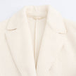 Women's Elegant Commuter Lapel Single-breasted Wool Coat