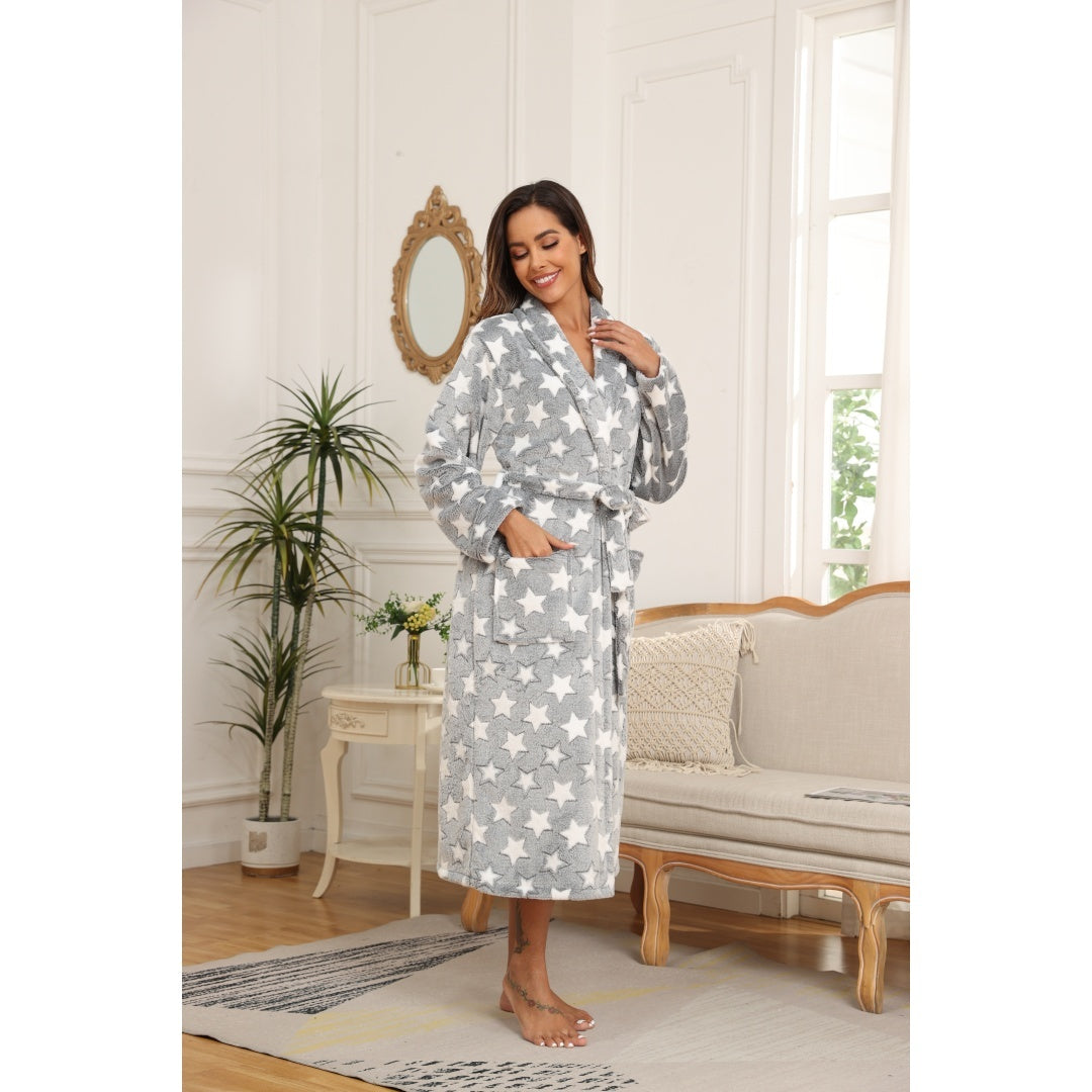 Soft Fleece Robes For Women, Lightweight And Warm, Spa & Bath Robes For Mom, Wife & Friend