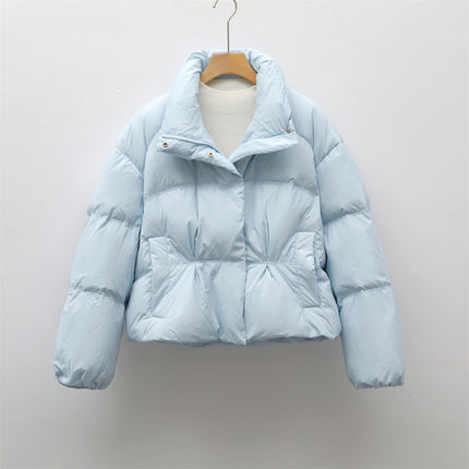 Solid Color Simple Down Jacket For Women