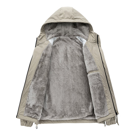 Autumn And Winter Fleece-lined Jacket