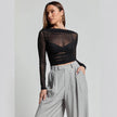 Mesh Slim-Fit Top