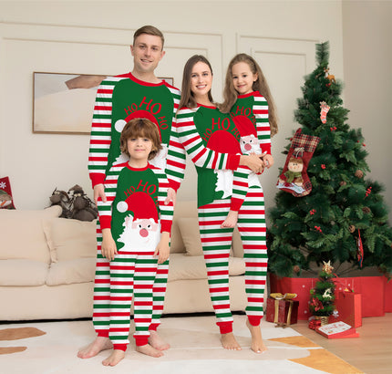 Family Christmas Jammies Long Sleeve Pajamas Matching Sets Red Stripe Xmas