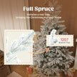 Flocked Spruce Christmas Tree