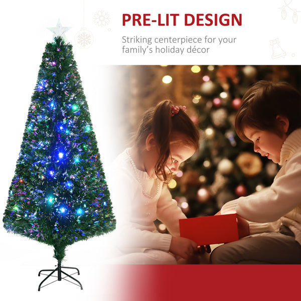 Pre - Lit PVC Branches Christmas Tree