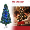Pre - Lit PVC Branches Christmas Tree
