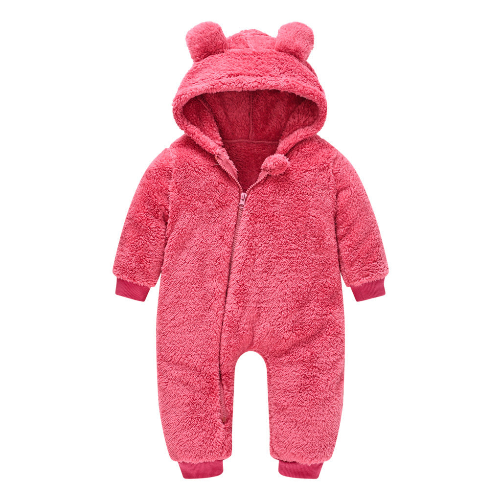 Cute Wool Sweater Jumpsuit Suitable For Babies