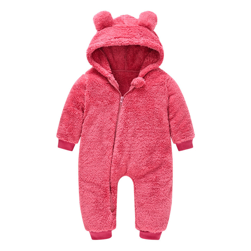 Cute Wool Sweater Jumpsuit Suitable For Babies