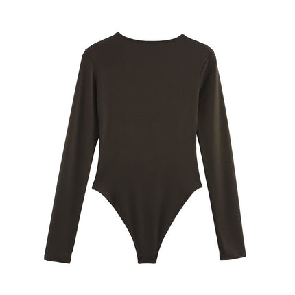 Women's Long-sleeved Bodysuit
