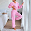 Warm Comfortable V-neck Loungewear Set