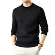 Thick Round Neck Long Sleeve Base Sweater