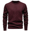 Fleece-lined Thick Round Neck Knitted Cardigan