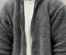 Casual Men's Solid Mink Cardigan