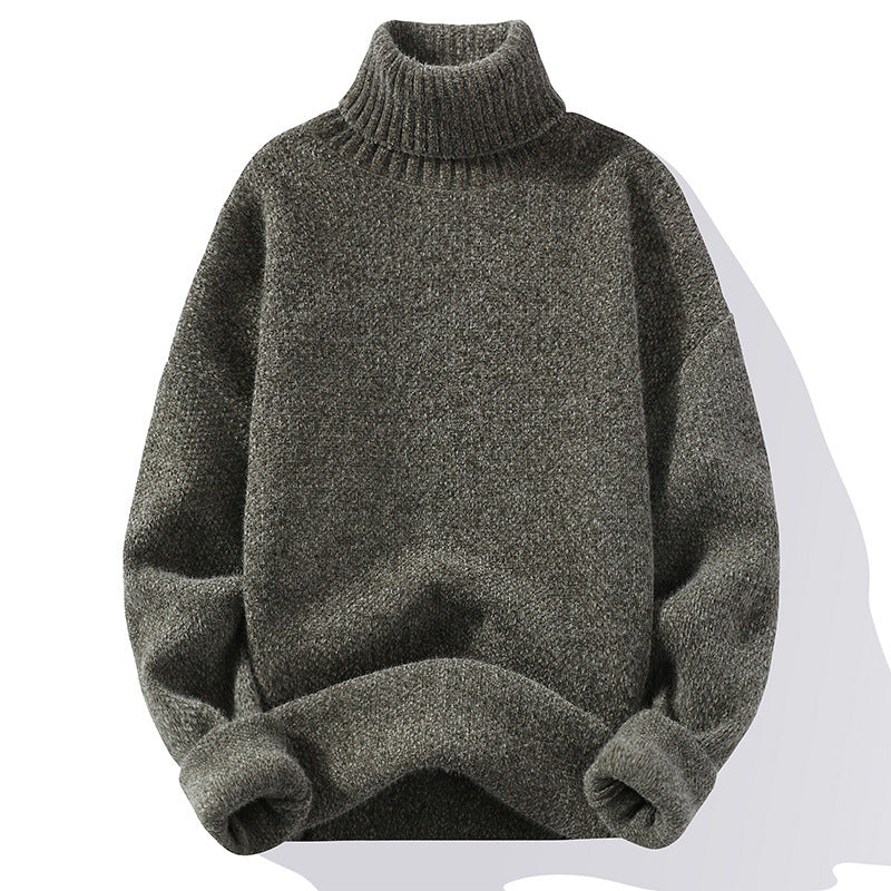 Autumn And Winter Thickened Casual Turtleneck Knitwear