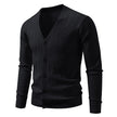 Men's Casual Knitted Fashion Cable Loose V-Neck Cardigan