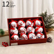 Exquisite Pattern Christmas Tree Ornament Ball