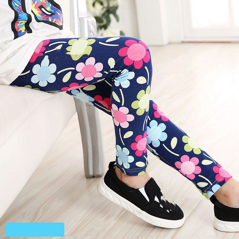 Girls' Polka Dot & Print Designs Leggings