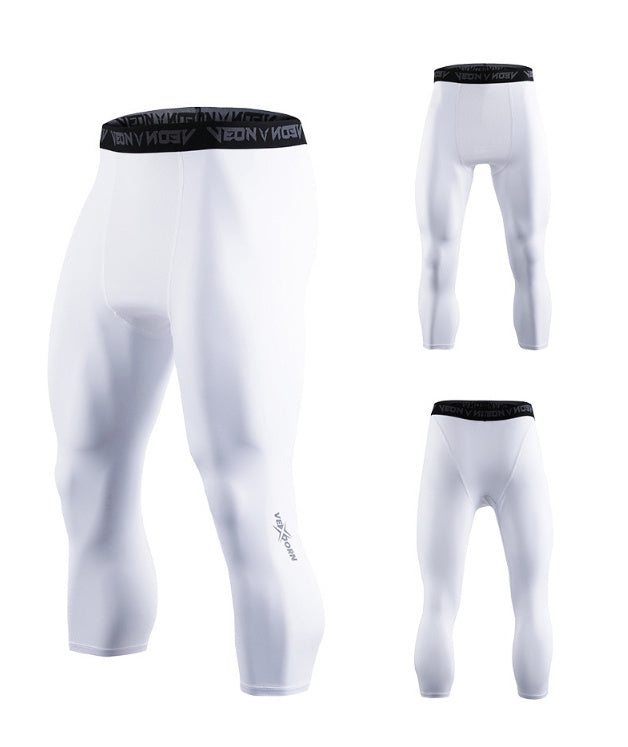 Men's Tight Sports Training Breathable High Elasticity Compression Fitness Pants